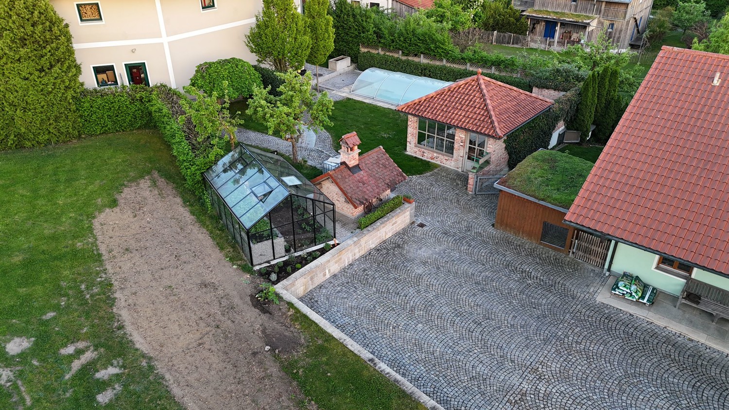 Stellplatz mit Garten