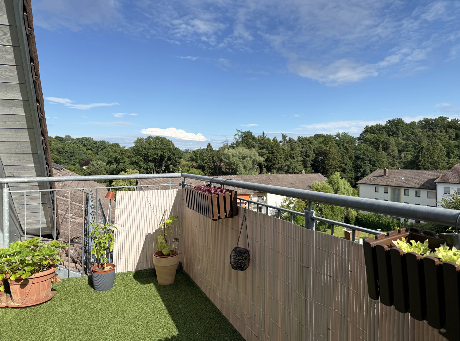Aussicht vom Balkon