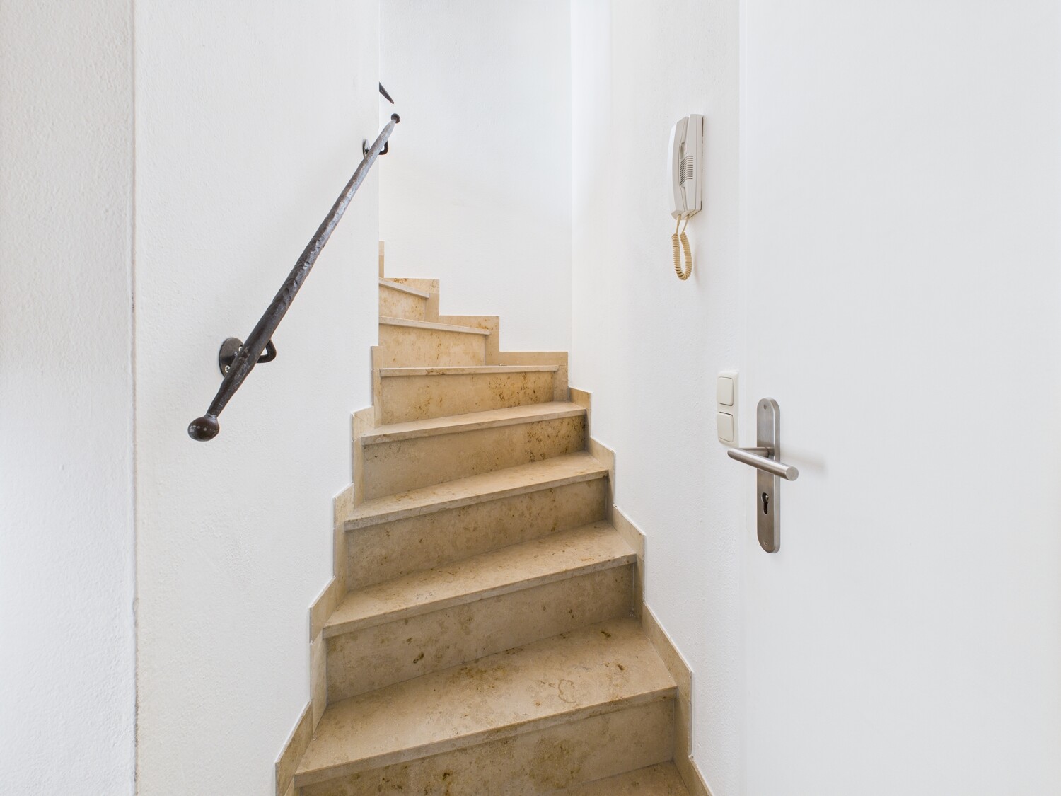 Treppen innerhalb der Wohnung