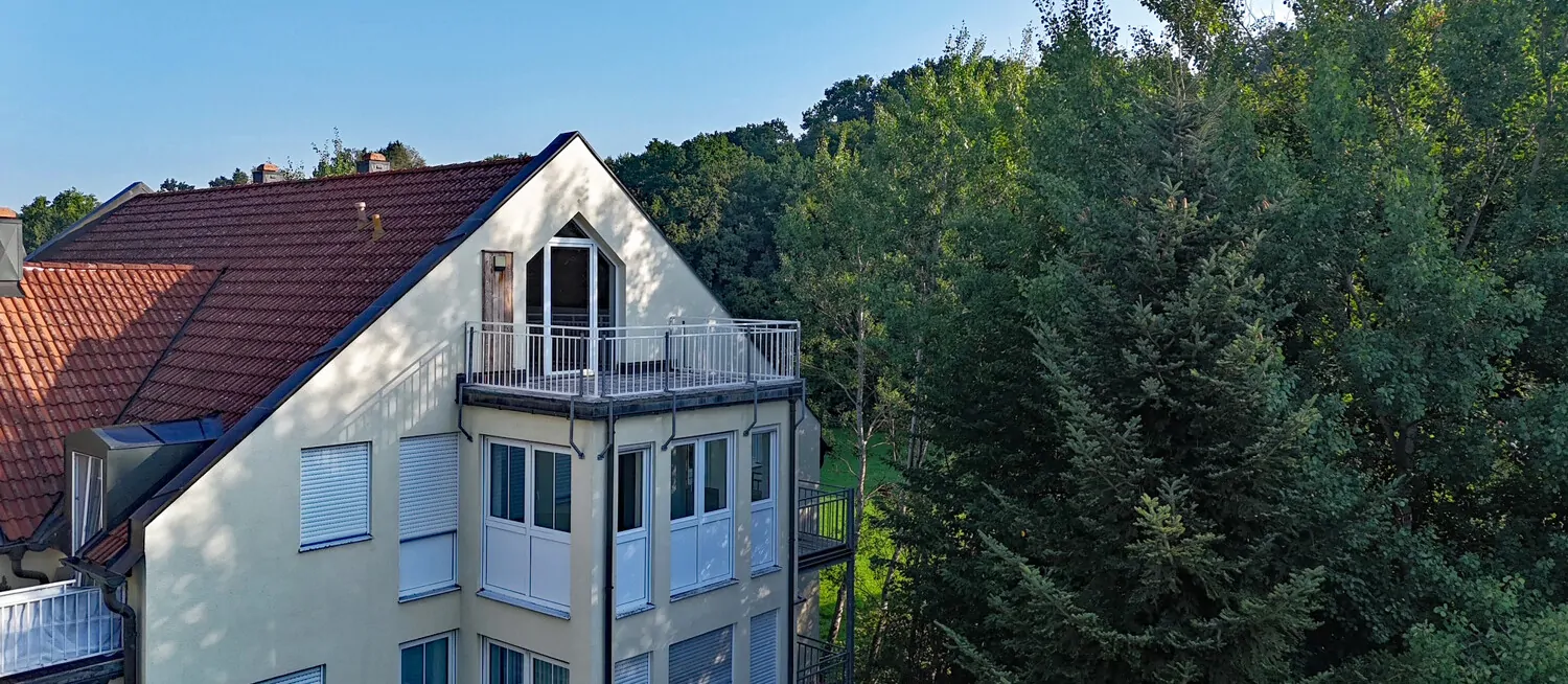 Blick auf die Wohnung