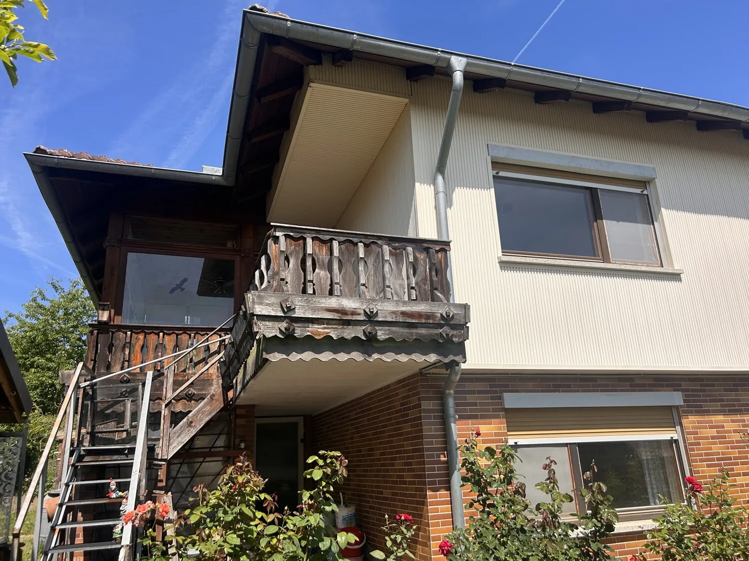 Ansicht auf Balkon