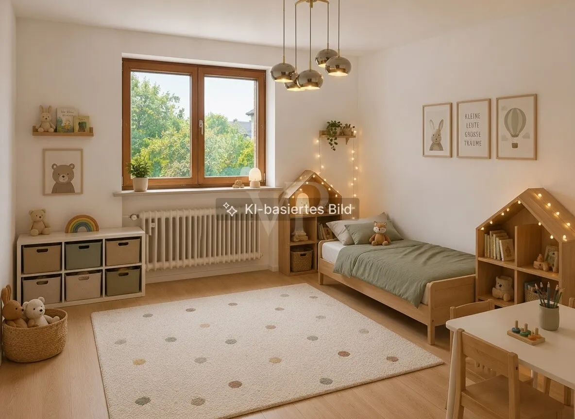 Gestaltungsbeispiel Zimmer EG - KI generiert