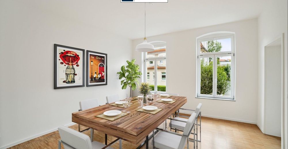 Elegante 4-Zimmer-Wohnung in sanierter Stadtvilla