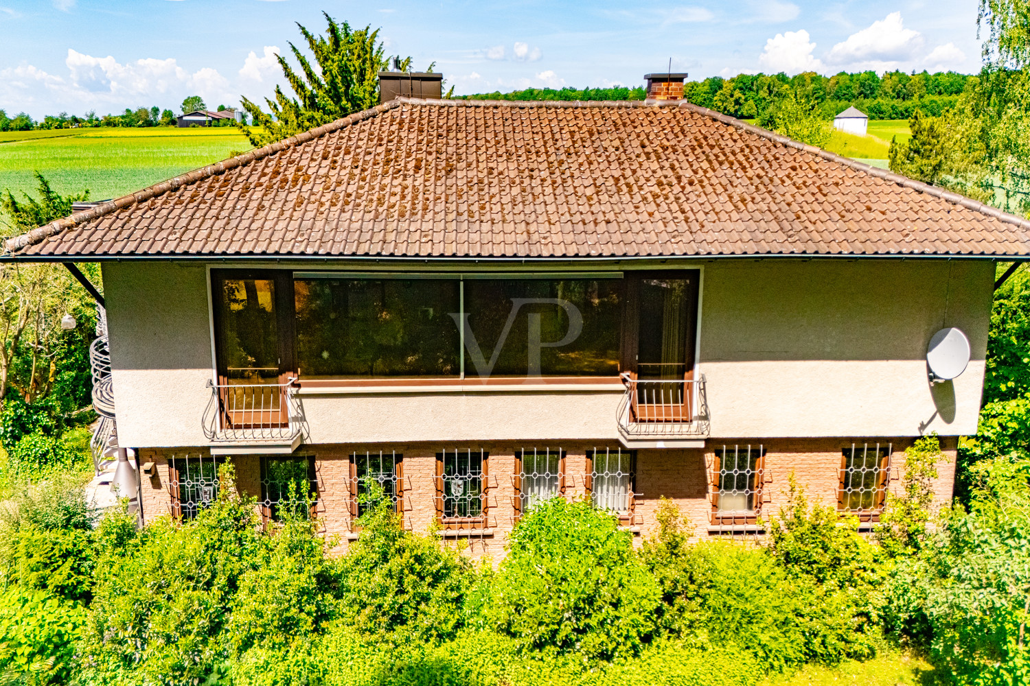 Rückansicht Villa