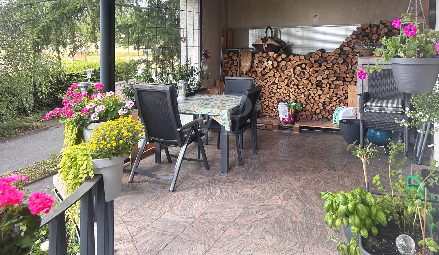 Balkon/überdachte Terrasse  - OG