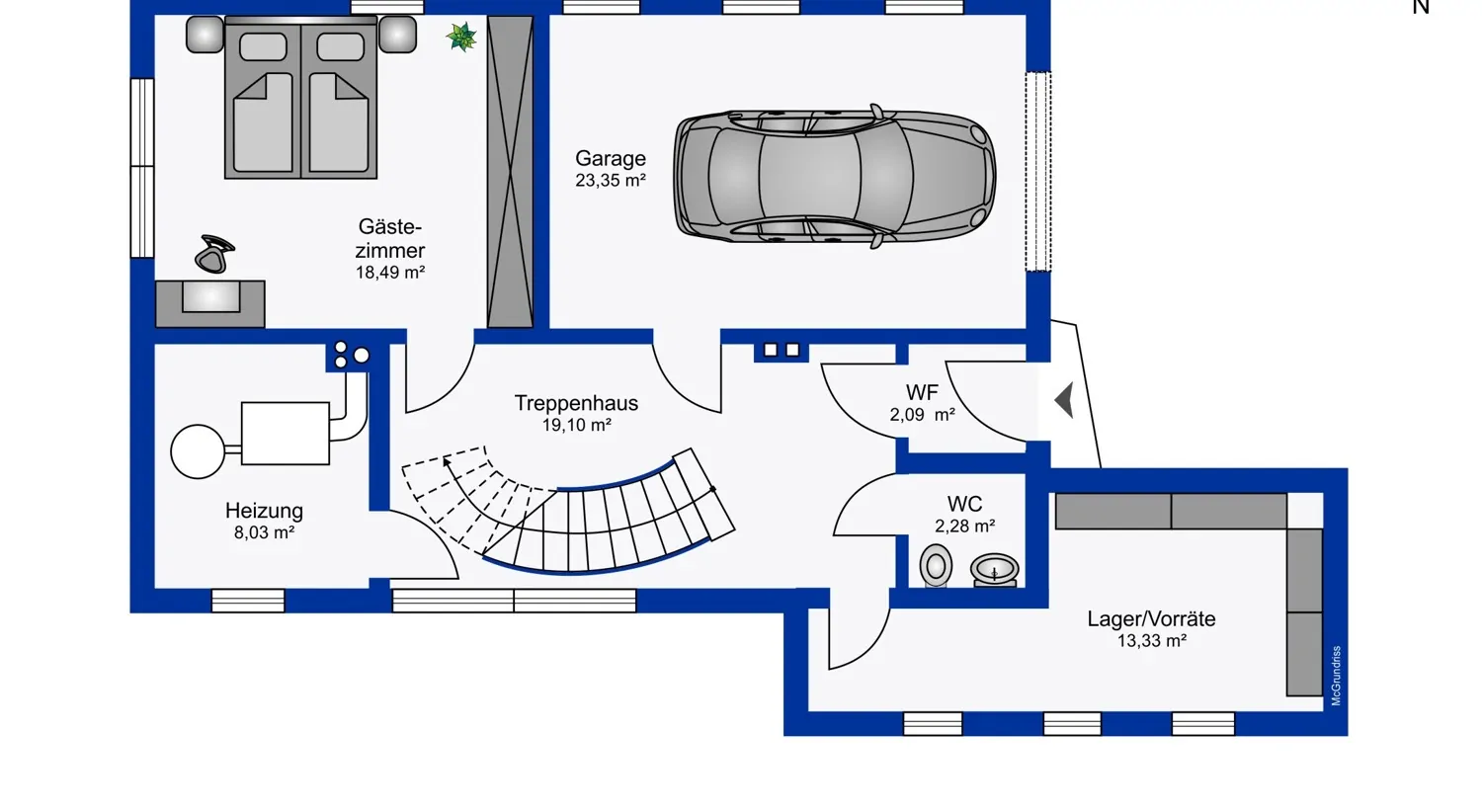 Grundriss Erdgeschoss