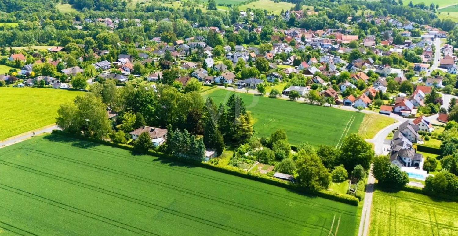 Luftansicht gesamtes Anwesen