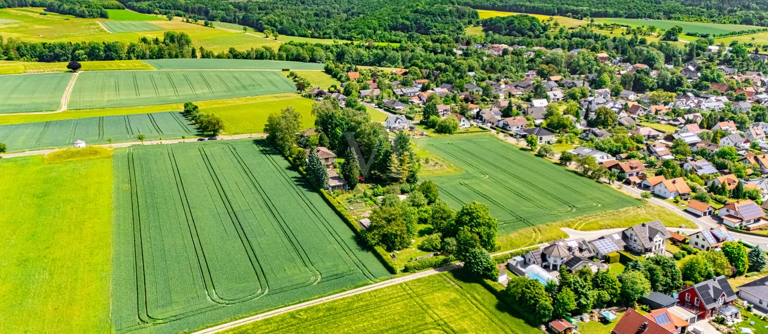 Luftansicht gesamtes Anwesen