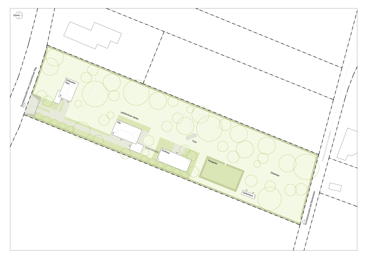 Lageplan gesamtes Anwesen