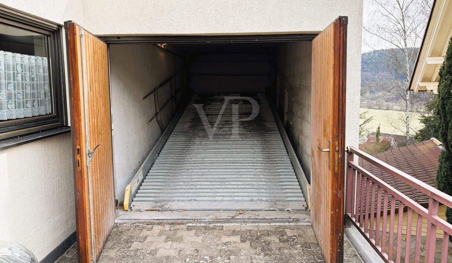 Garage als Doppelparker