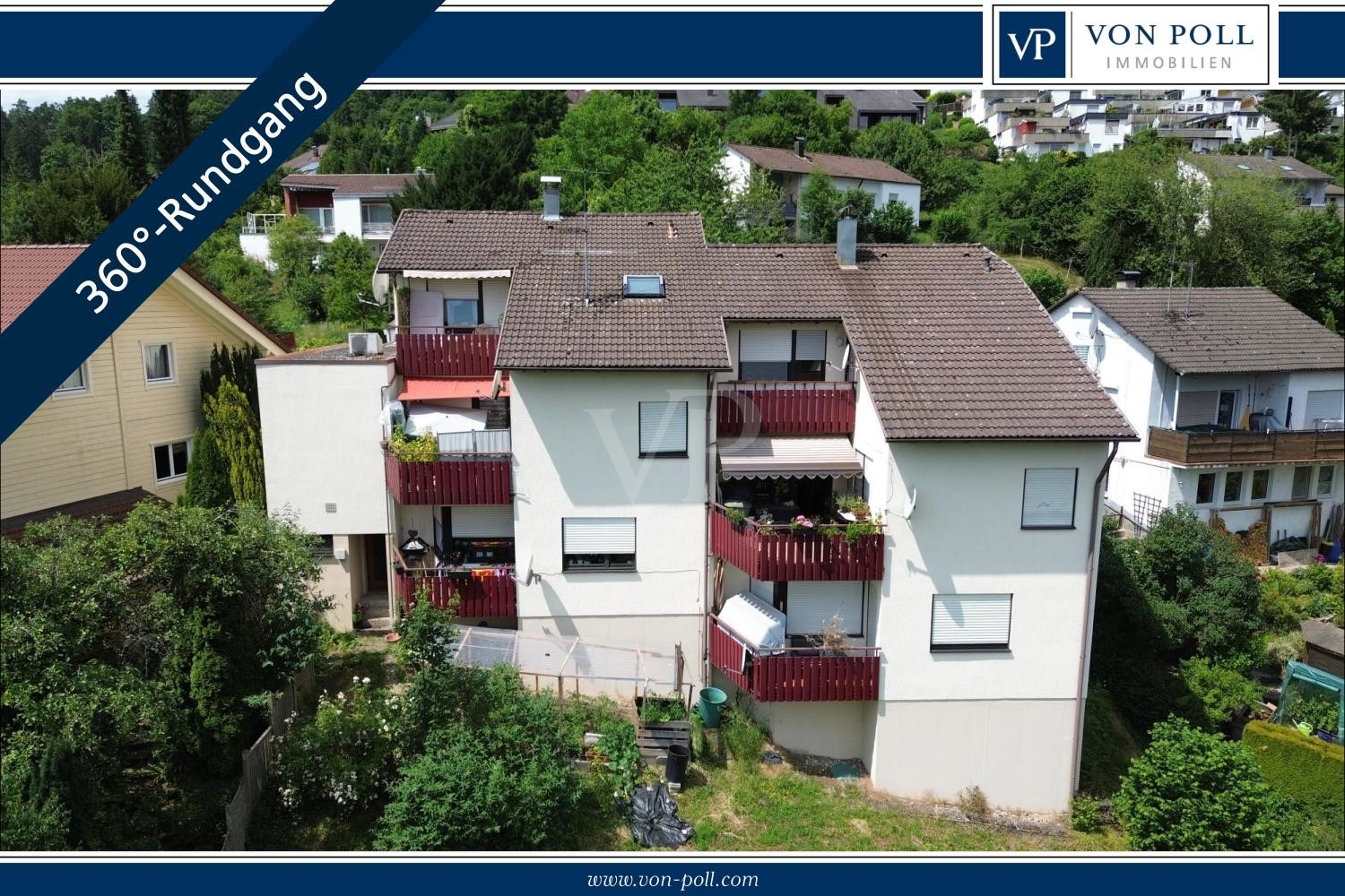 Erdgeschosswohnung mit herrlicher Aussicht