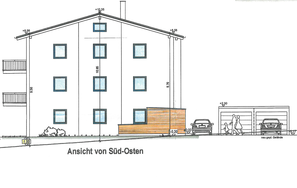 Ansicht von Süd Osten