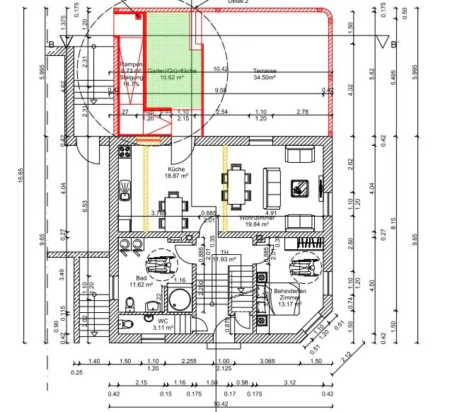 Grundriss Erdgeschoß