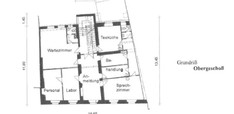 Grundriss Obergeschoss