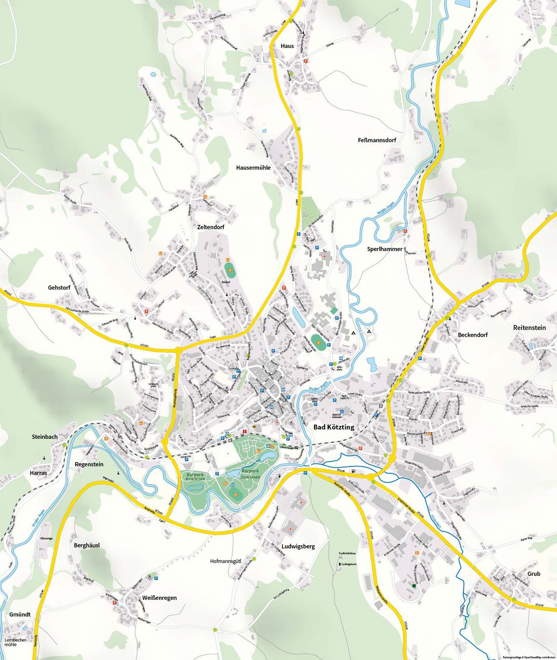 Stadtplan Bad Kötzting