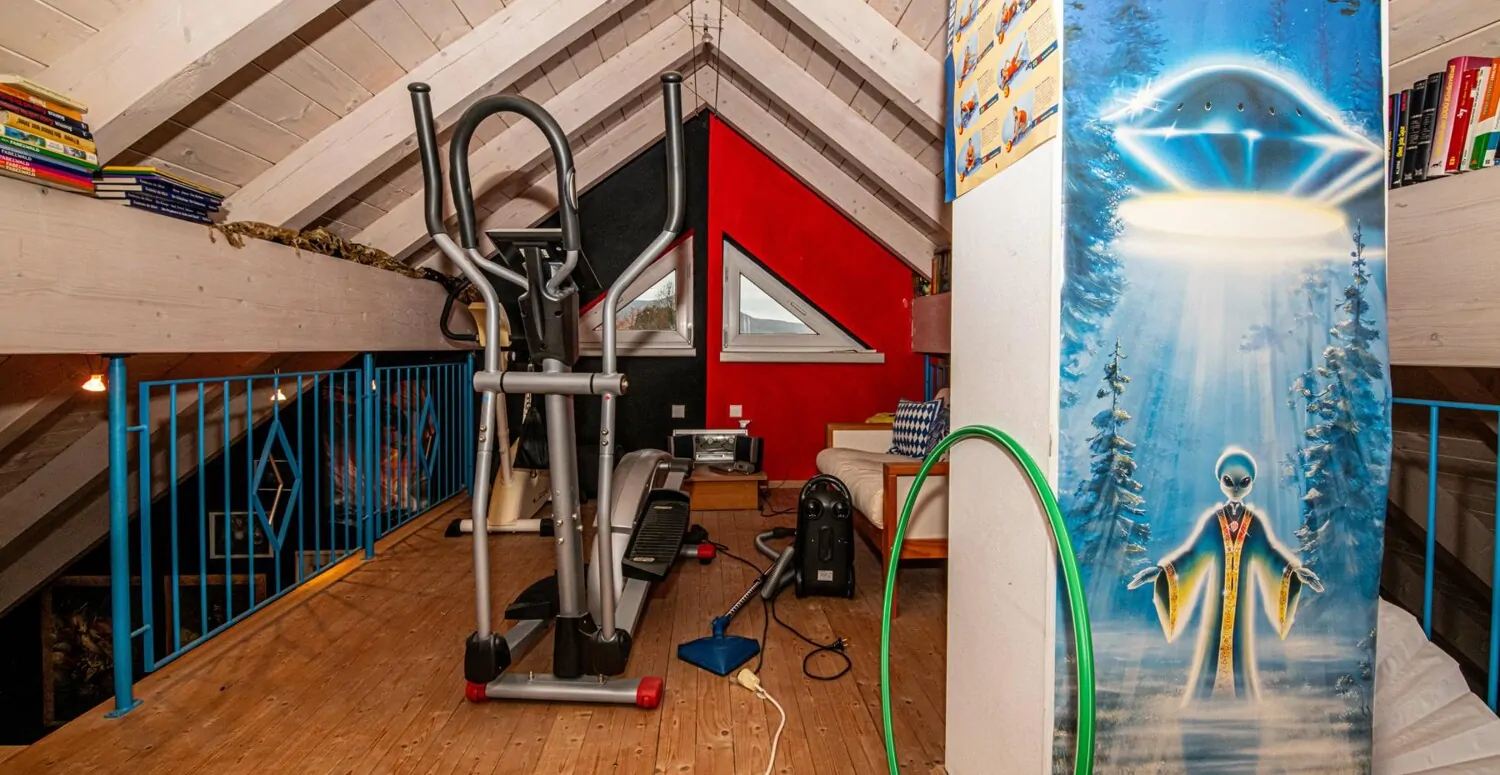 Spitzboden_Fitnessraum