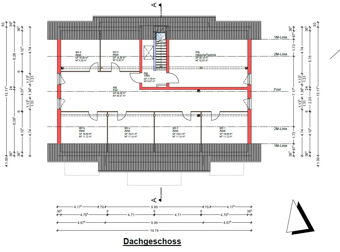 Grundriss Dachgeschoss