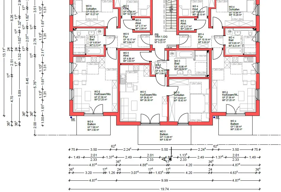Grundriss 1. Obergeschoss