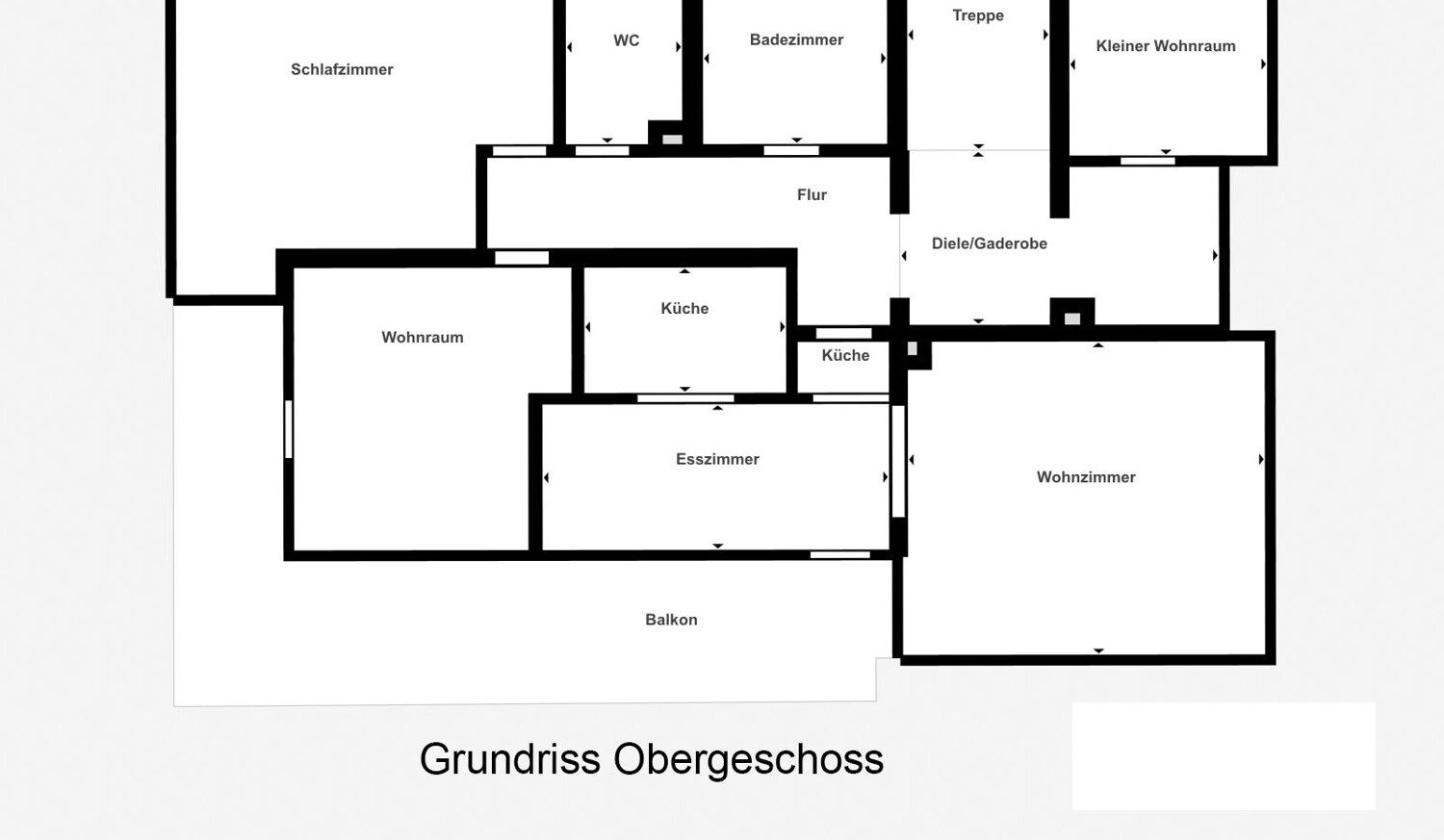 Grundriss Obergeschoss