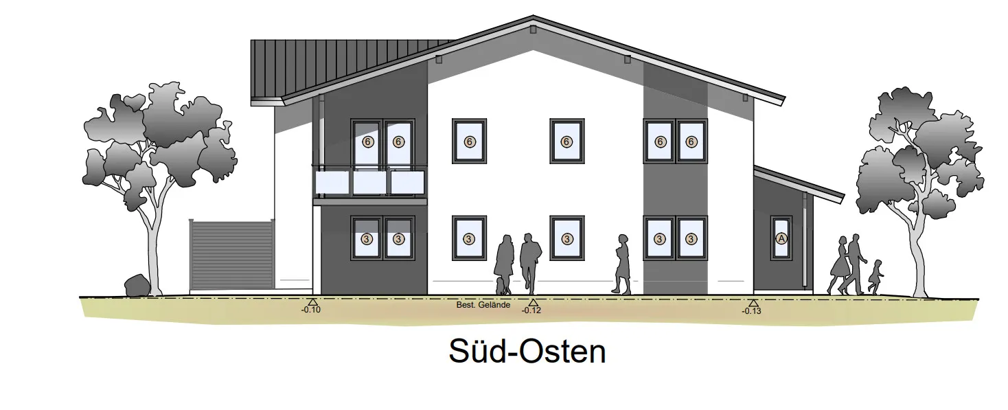 Ansicht Süd-Osten
