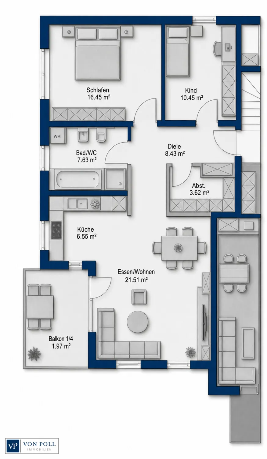 Grundriss VP LOGO Wohnung Nr. 4
