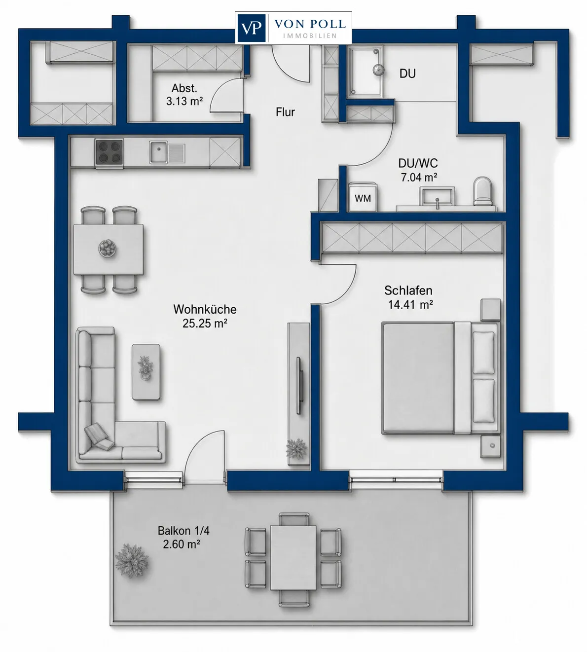 Grundriss Wohnung Nr. 5