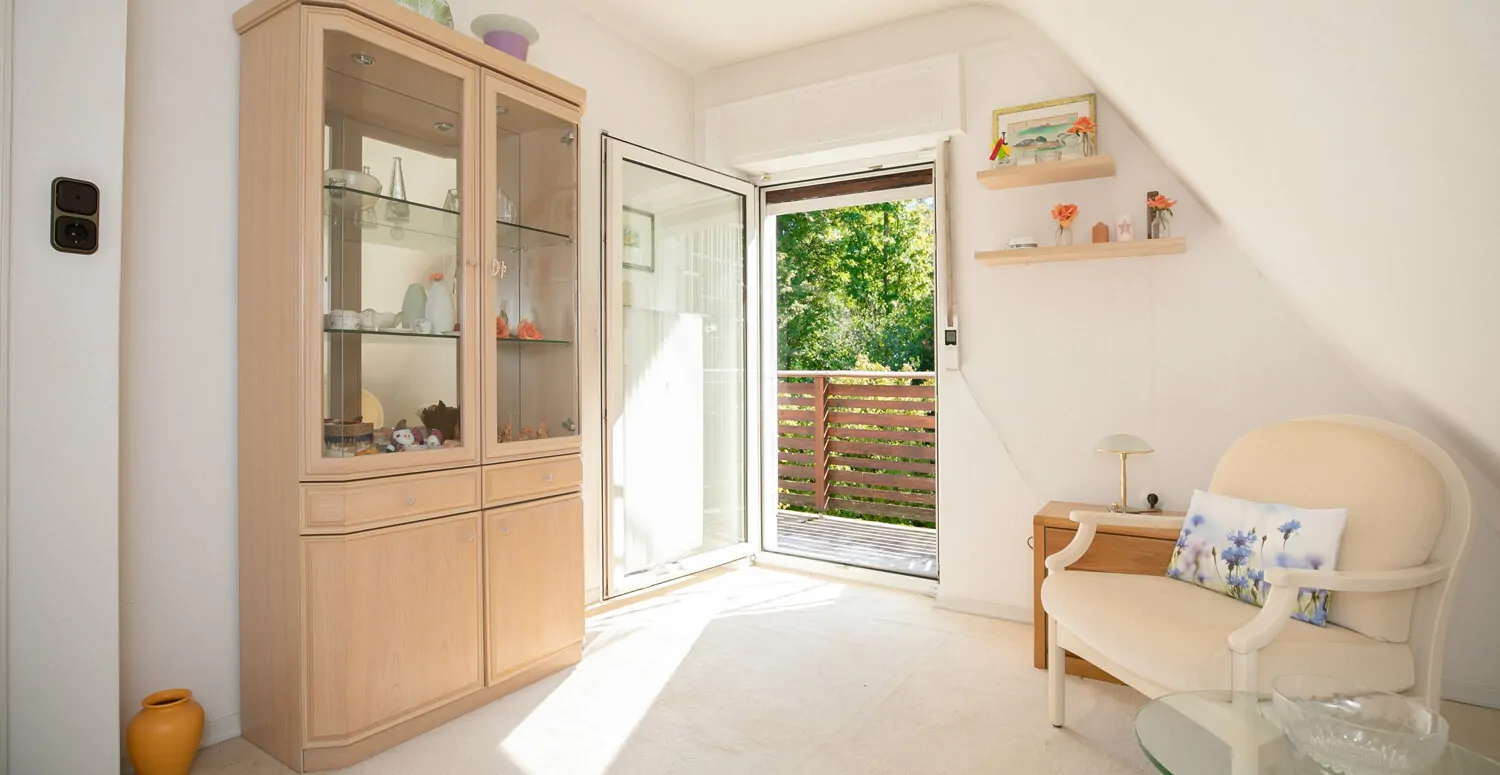 Schlafzimmer III mit Balkonzugang