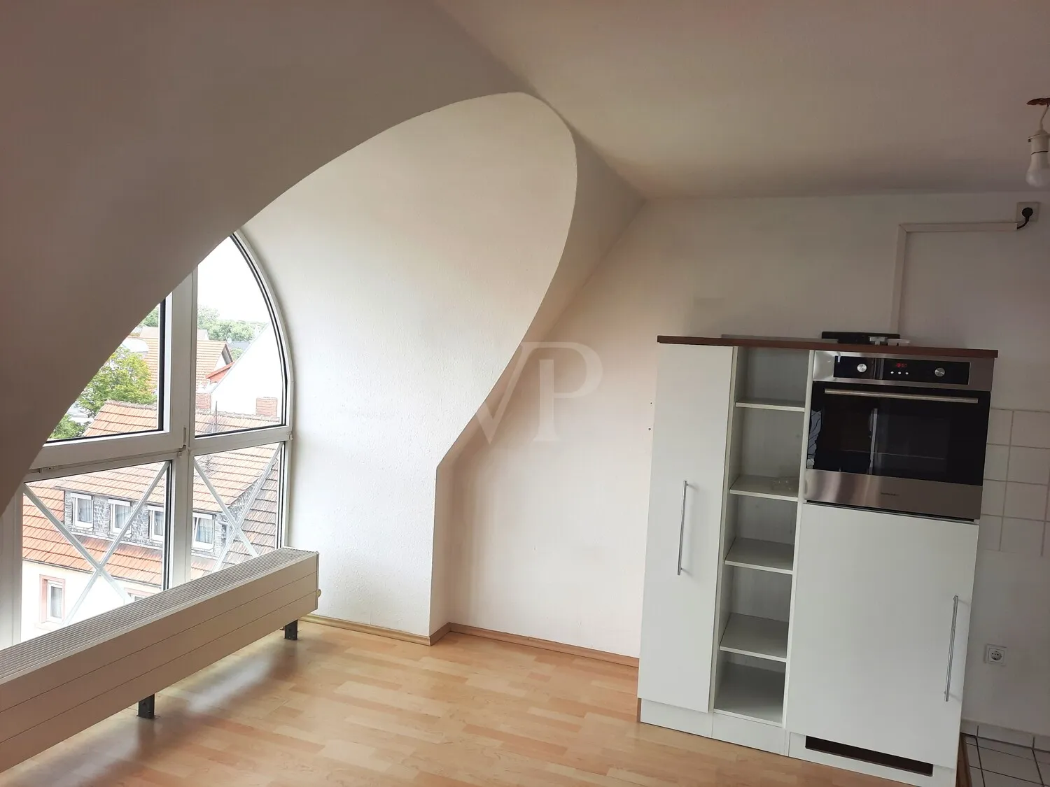 Blick in die offene Küche