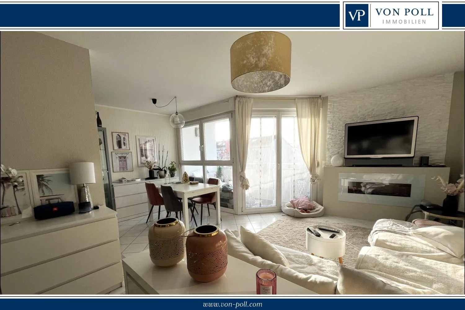 Modernes 2-Zimmer-Apartment, Fußbodenheizung, EBK, S-W Balkon, TG-Stellplatz in ruhiger Wohnlage