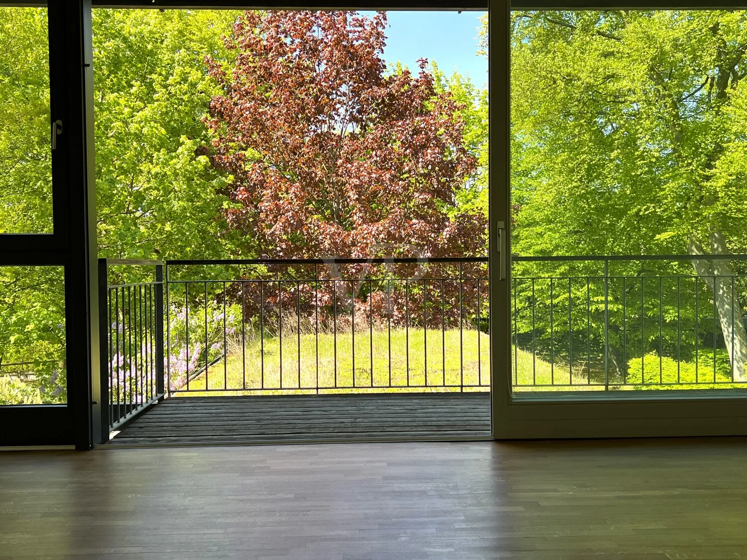 Balkon mit Naturblick