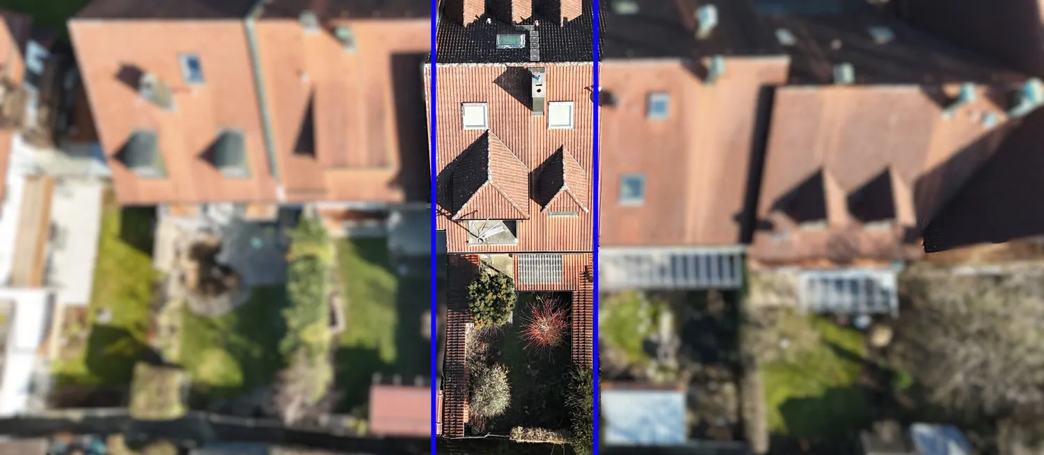 Grundstück markiert