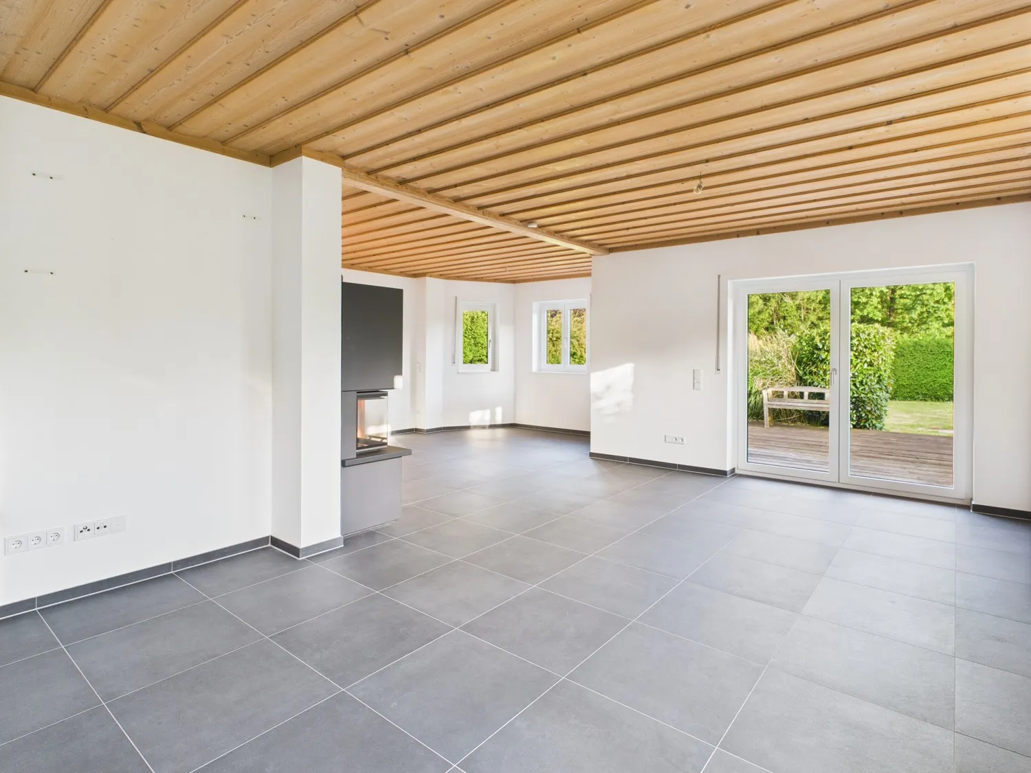 Blick aus Wohnzimmer