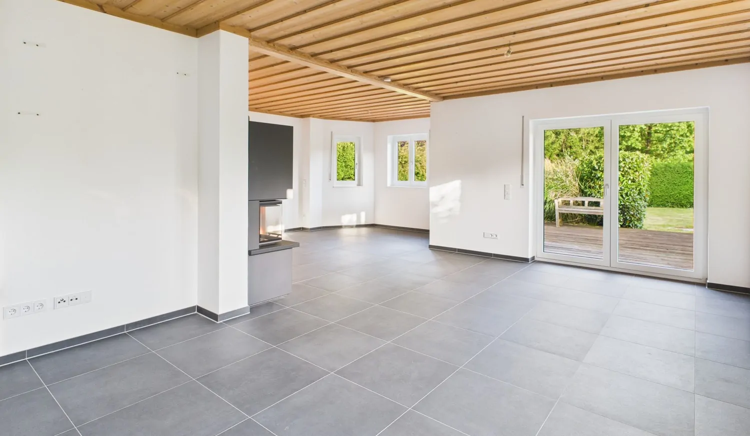 Blick aus Wohnzimmer