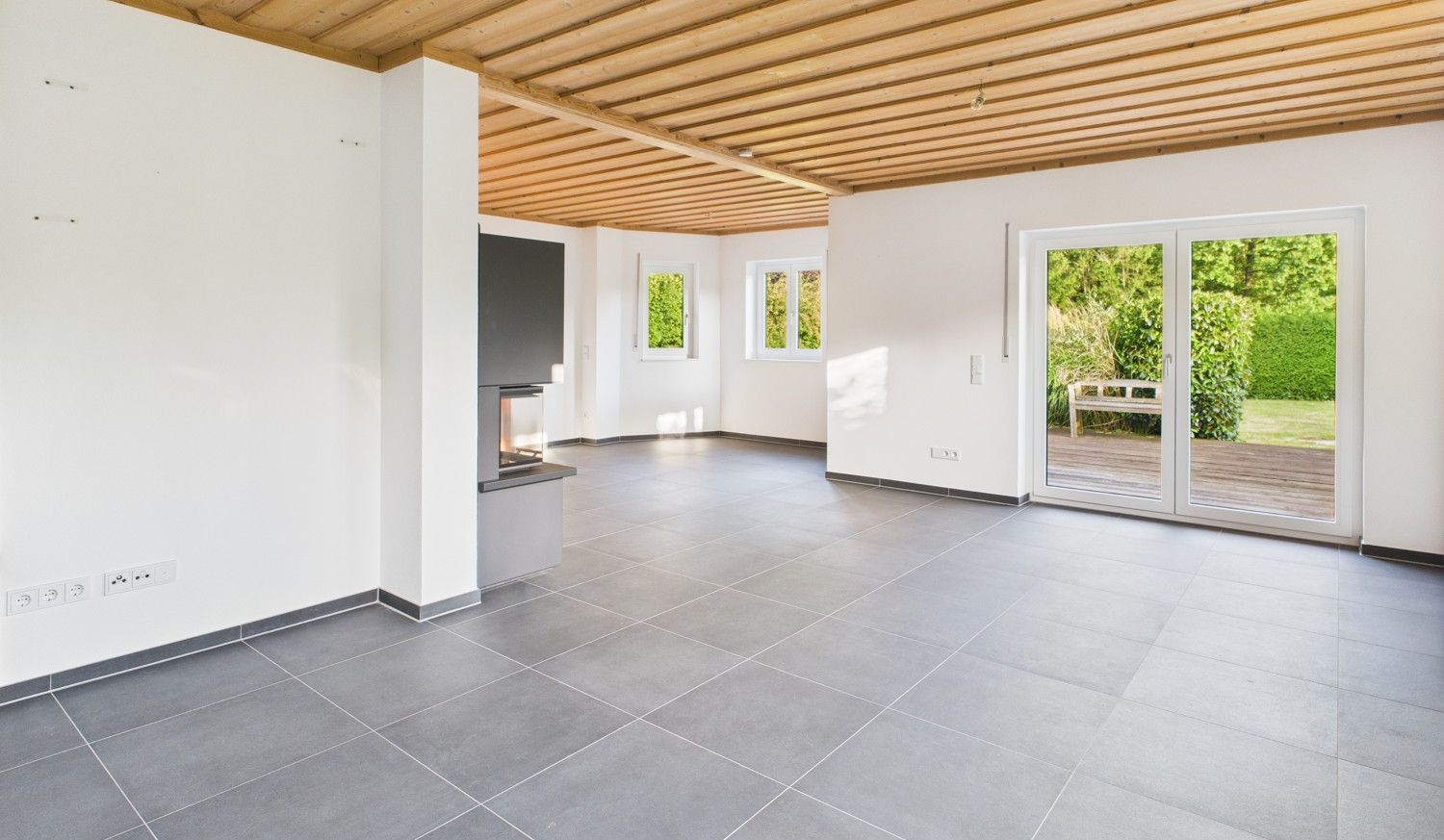 Blick aus Wohnzimmer