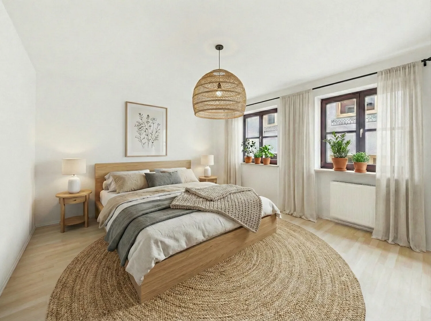 Einrichtungsidee Schlafzimmer [KI]