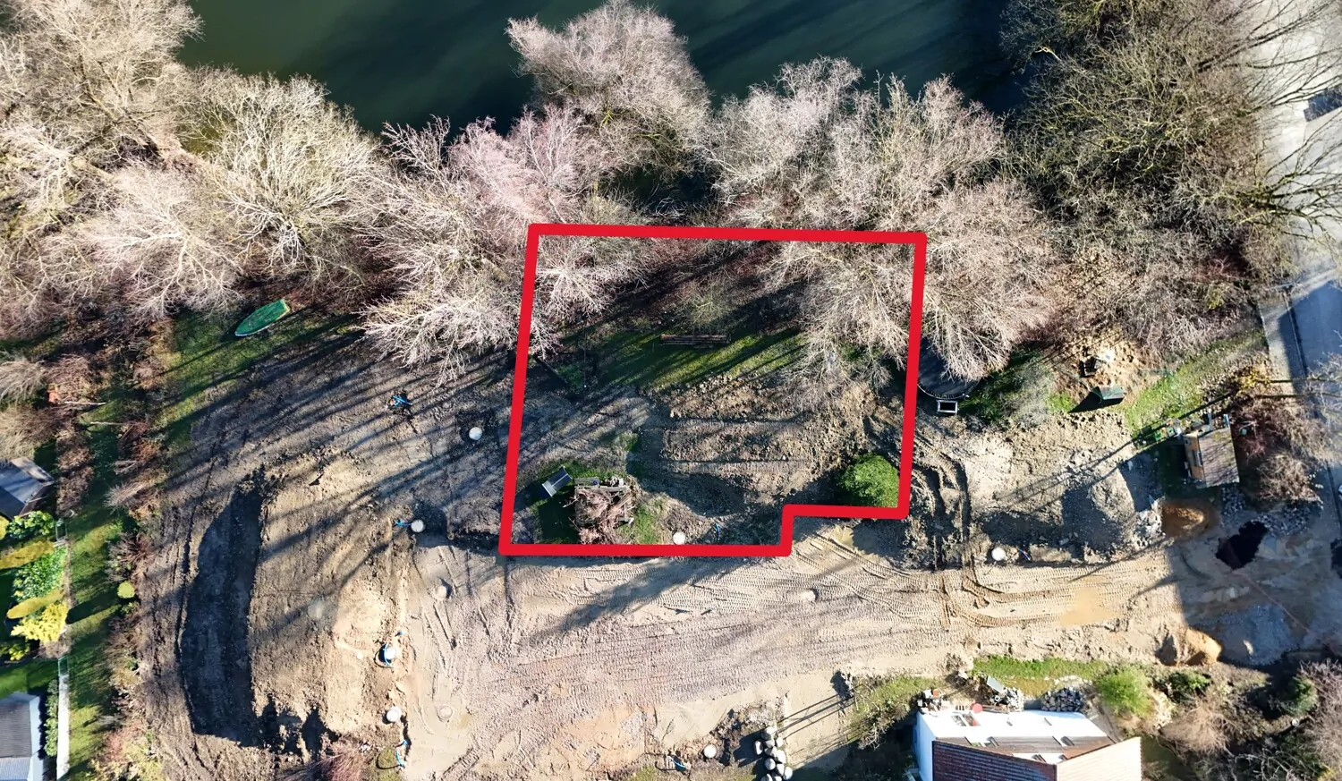 Aussicht/ Luftbild des Grundstücks