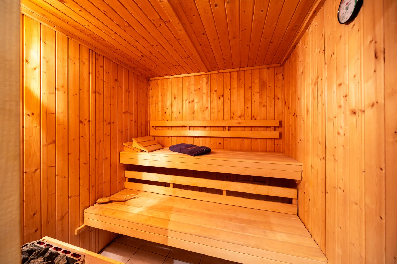 Sauna im Nebengebäude
