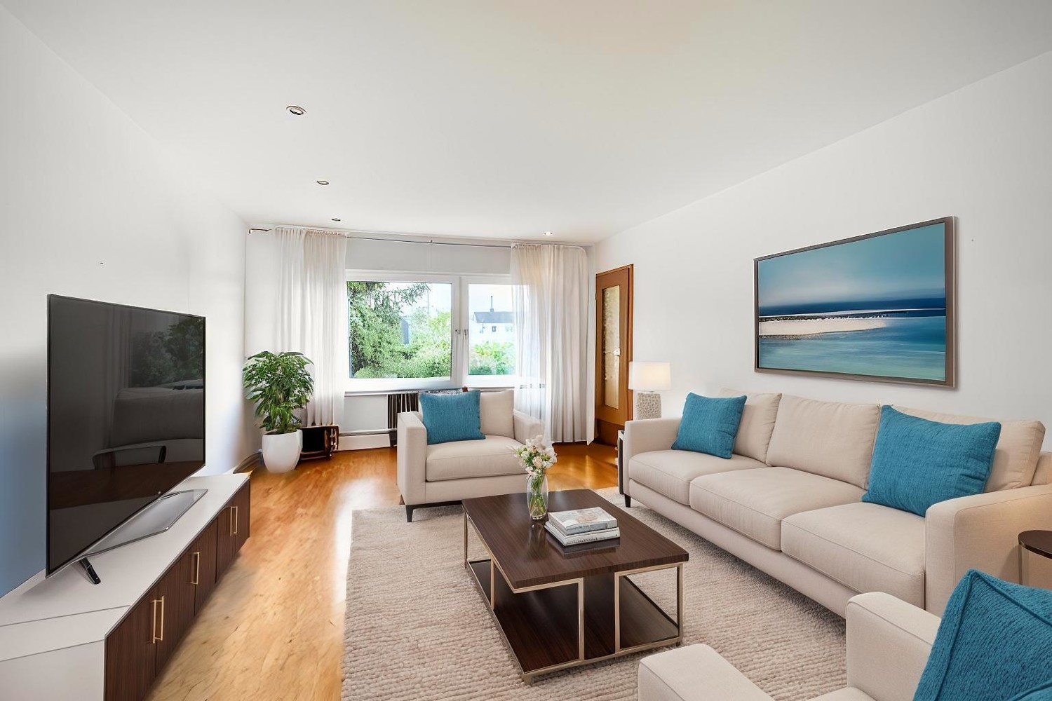 KI Wohnbeispiel Wohnzimmer OG