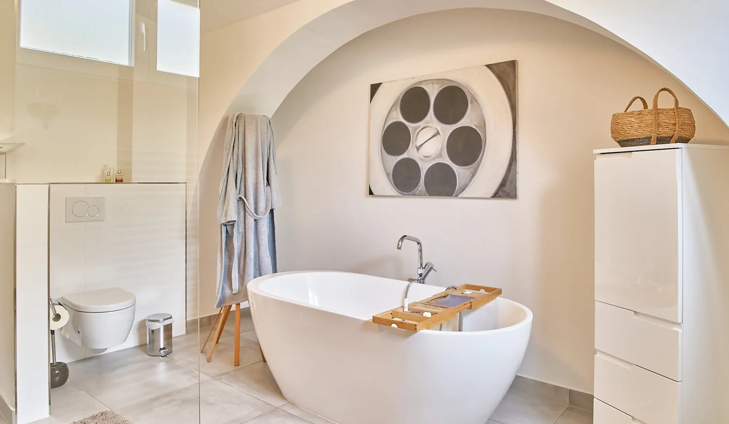 frei stehende Badewanne