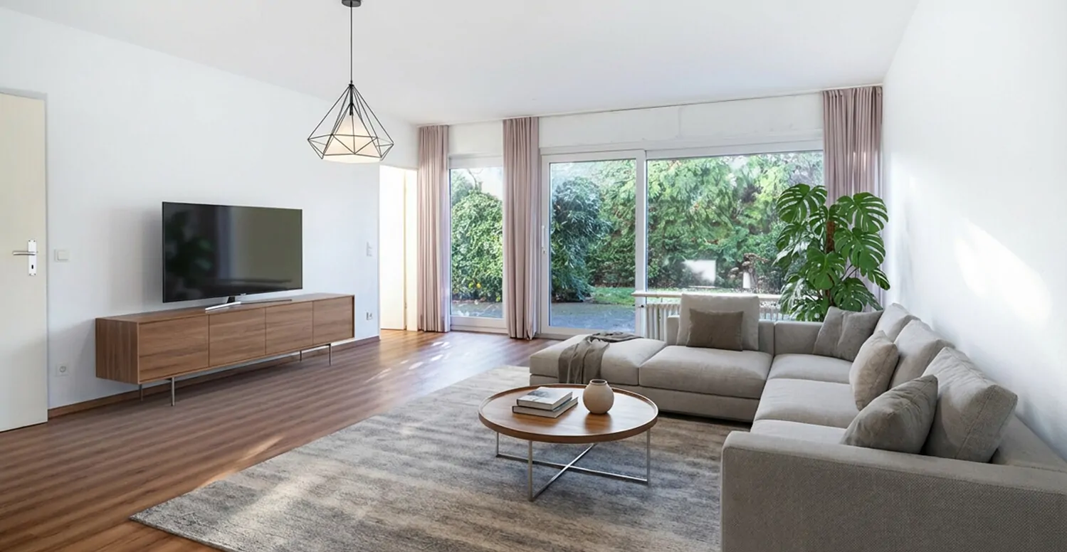 Wohnbeispiel KI Wohnzimmer