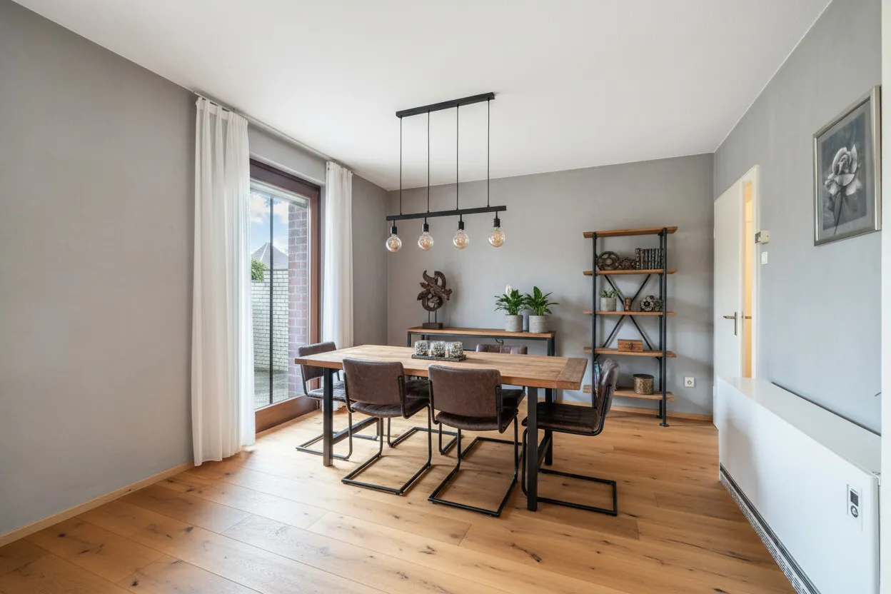 KI Essbereich im Wohn-Esszimmer_