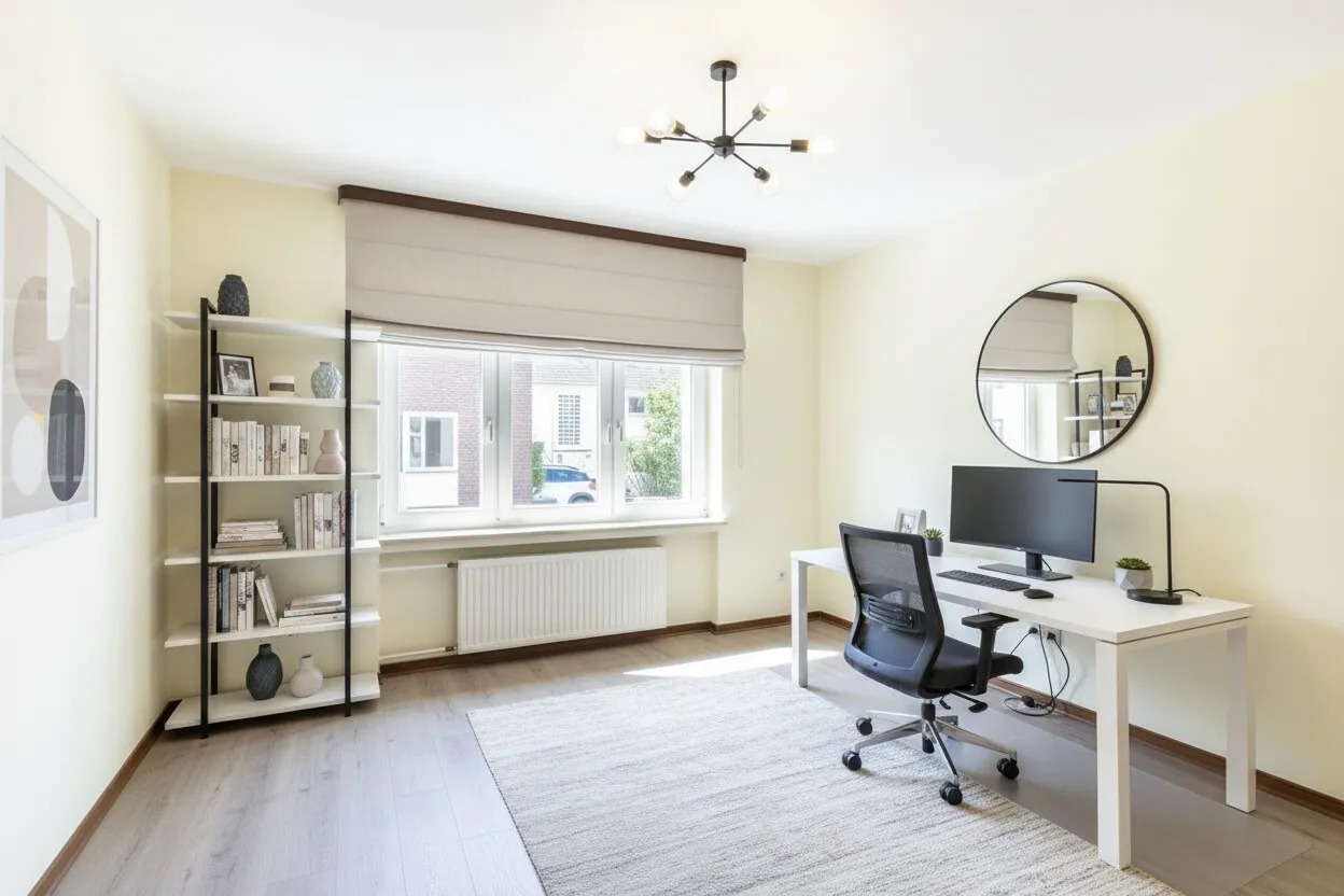 Homeoffice Wohnbeispiel mit KI