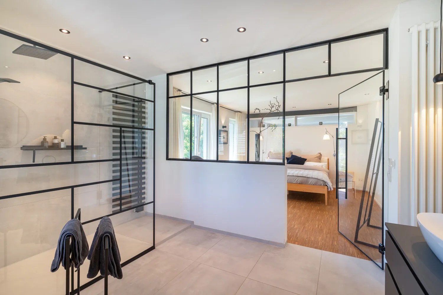 Bad im Loftstil