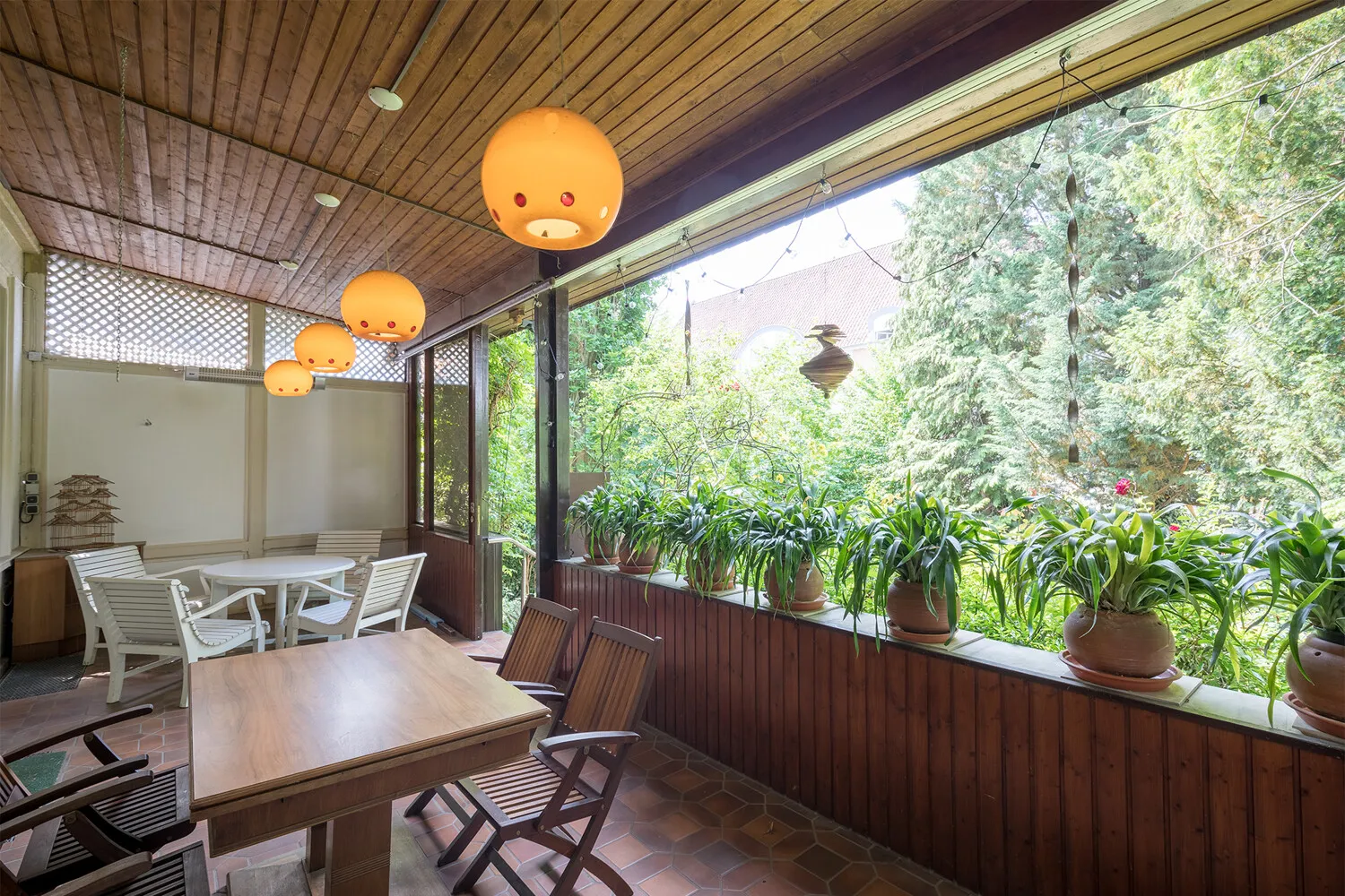 Veranda und Garten