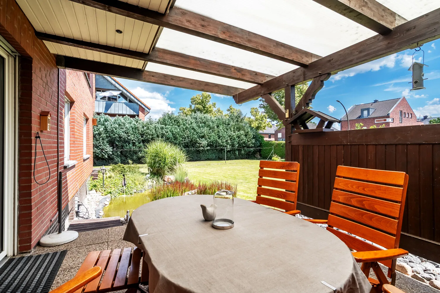 Überdachte Terrasse