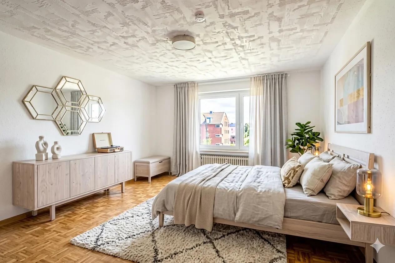 OG Schlafzimmer - Wohnbeispiel KI