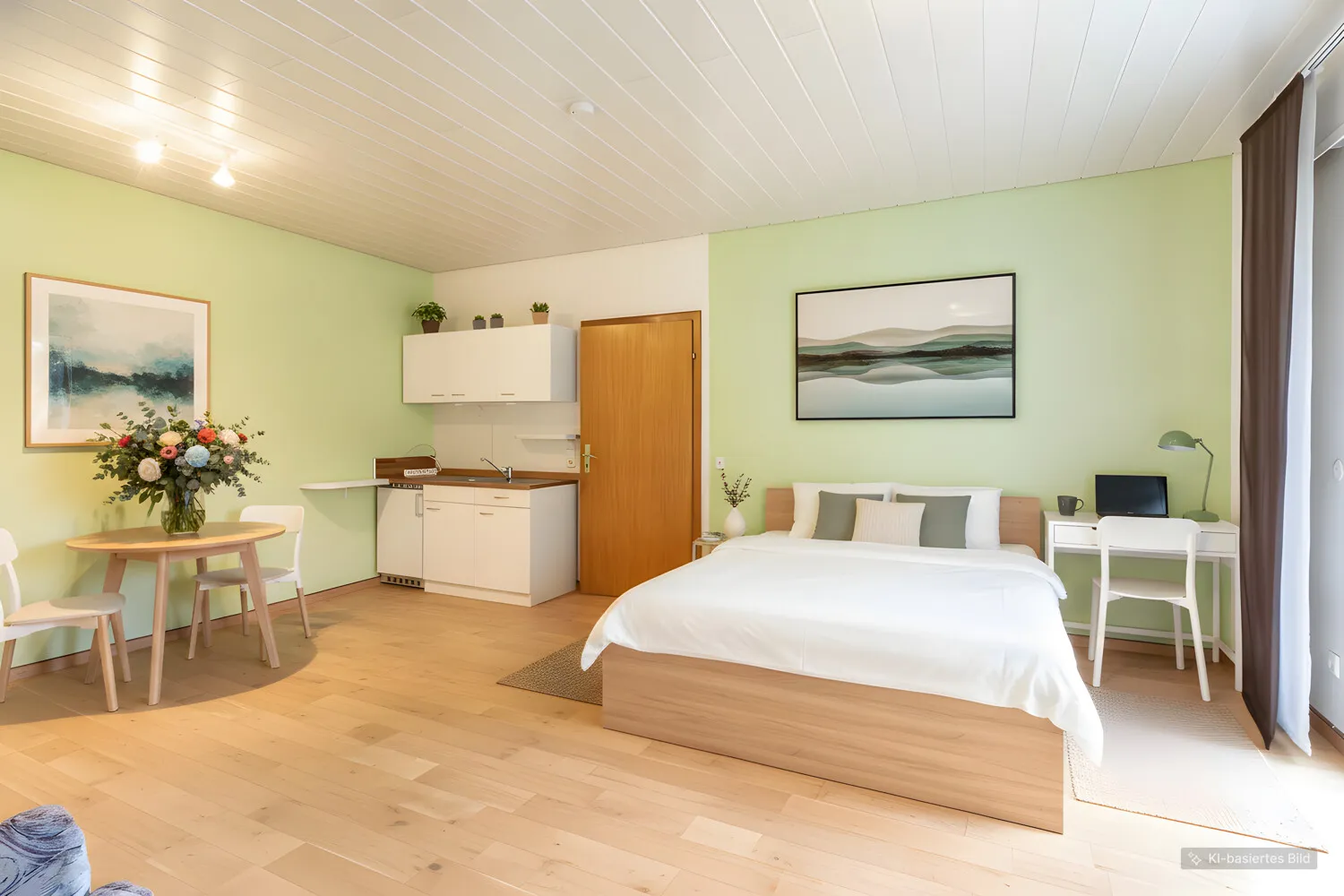 Studio, Gästebereich, Elternschlafzimmer - Wohnbeispiel