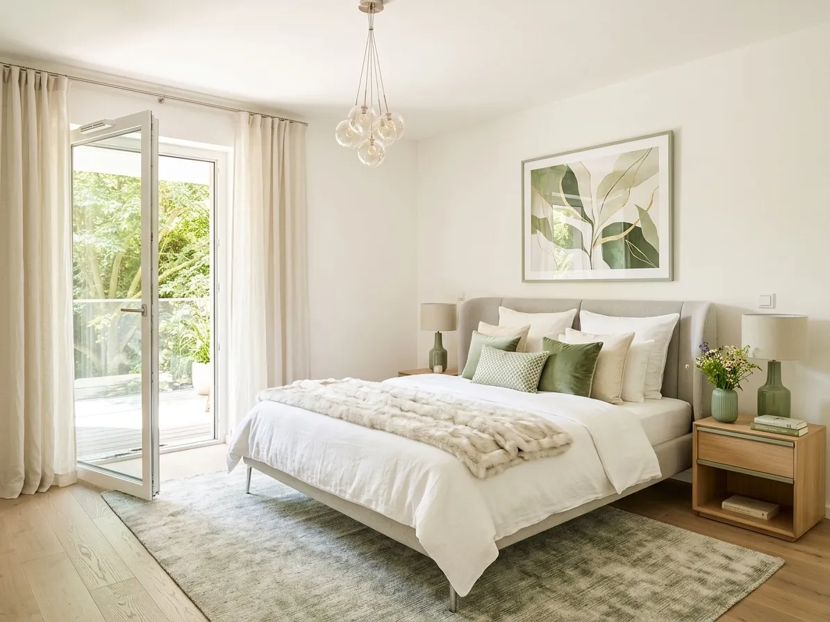 KI Schlafzimmer Wohnbeispiel
