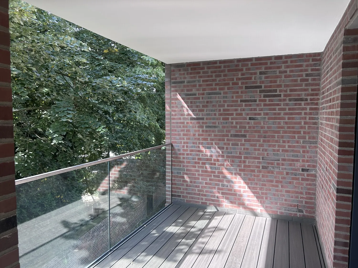 Loggia mit Blick ins Grüne