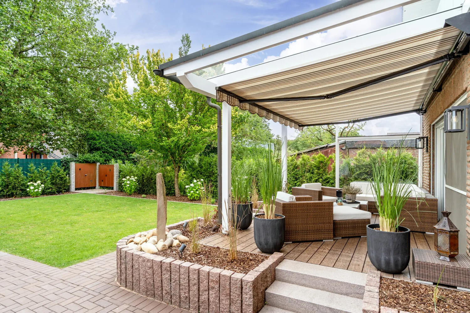 Überdachte Terrasse